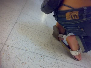 Huge collection of whale tails, ass cracks and panty peeks in public