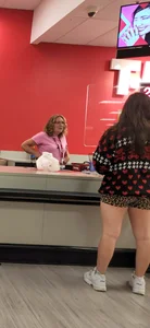 At the mall with the wife