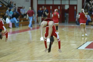 Candid cheerleaders