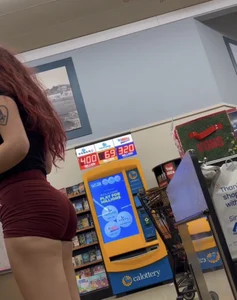 Dominican Ass in tight Workout shorts   / not OC