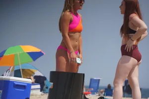 Beach and bikini girls