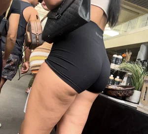 Amazing latina cheeks in Gilly Hicks shorts featuring her two hot friends (OC)