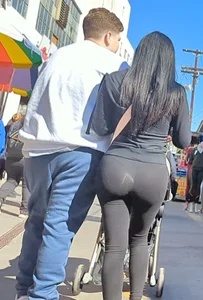 Latina in Black Leggings VTL (OC)
