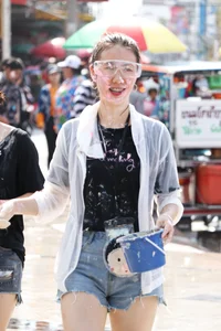 Water Festival girls in Thailand
