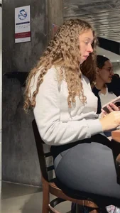 Curly Haired College Girl Loves To Only Wear Leggings Everyday