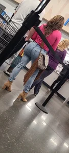 BBL in tight jeans latina