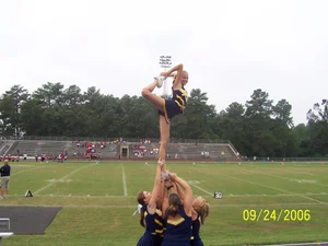 Candid cheerleaders