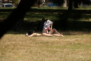 Creepshots of some girls in the park getting some sun in bikinis