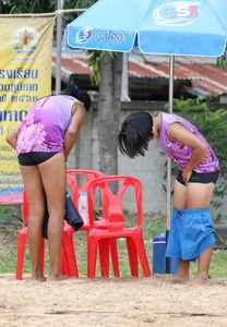 Thai candid volleyball girls