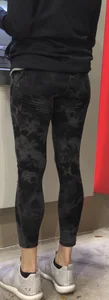 Nice ass in leggings at the ATM