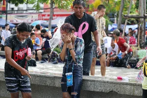 Water Festival girls in Thailand