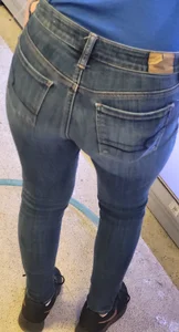 Blonde Coworker in tight jeans. Round 4