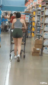 White chicks in green shorts