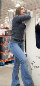 Slim Costco worker with a nice ass in jeans