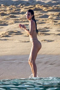 Josie Canseco in a bikini on the beach with some sexy friends in Cabo San Lucas