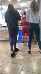 Tight blonde waiting in line [OC]