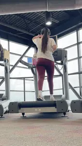Sexy Fit Latina Tight Butt on the treadmill