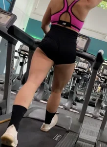 TEEN IN SHORTS WITH CHEEKS OUT! MY BEST GYM SHOTS TO THIS DAY