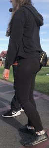 Perfect P shape + slight camel toe