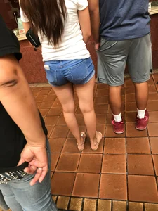 Nice tight jean shorts