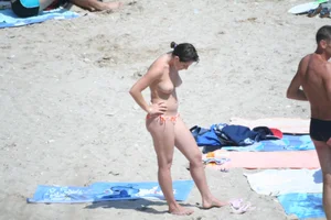 Continesti nude beach girls in Romania