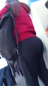 Great Fit Candid Ass in Tights Street Creepshot