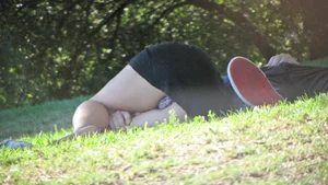 Bunch of sexy girls upskirted at parks showing their panties and asses