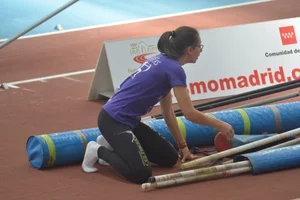 Candid track and field girls