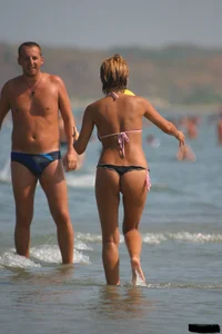 Sexy beach and bikini girls