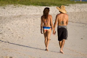 Beach and bikini girls