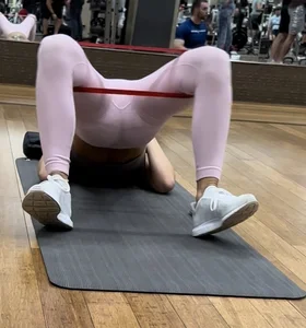 SKINNY GIRL in PINK SEE THROUGH Leggings, ALL ANGLES