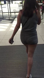 Teen in tight shorts but too much asscheeks