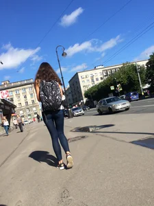 Legs and Ass in Tight Jeans Street Candid
