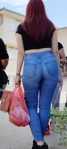 VERY tight Jeans ass