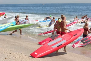 Bunch of sexy lifeguard tournament girls from 2013