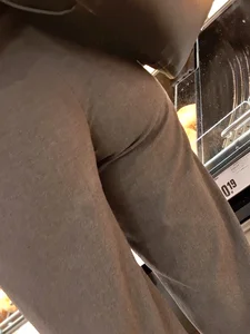 Skinny blonde with tight ass