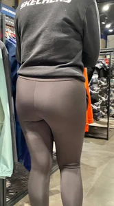 short hair girl in LEGGINGS & FACE
