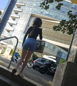 She will get a big tip with that ass