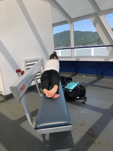 Feet and ass