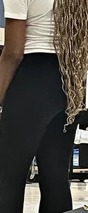 Hot ass of a chick in tight pants at the music class