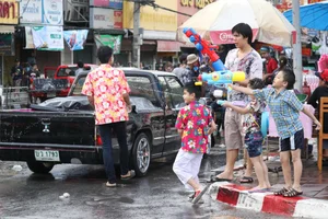 Water Festival girls in Thailand