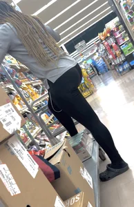 Long braids with tight ass