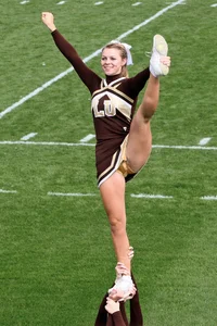 Candid cheerleaders