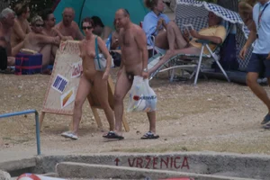 Croatia nude beach females, mostly mature