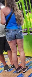 Cute Blonde Milf in shorts