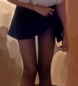 Teen JB with Very Skinny Legs in a Skirt