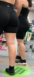 Thick white girl in shorts pt. 2