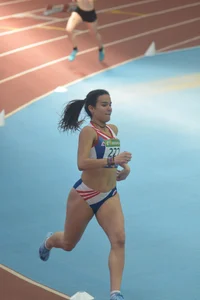 Candid track and field girls