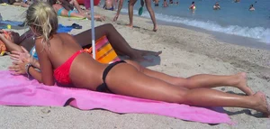 Milf in thong bikinis