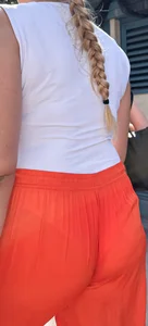 Hot busty blond with a nice ass and pigtail OC